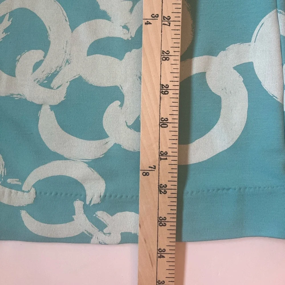 Lily Pulitzer | Jonah Ball and Chain Print Teal Above Knee Dress with Be… - Picture 11 of 12